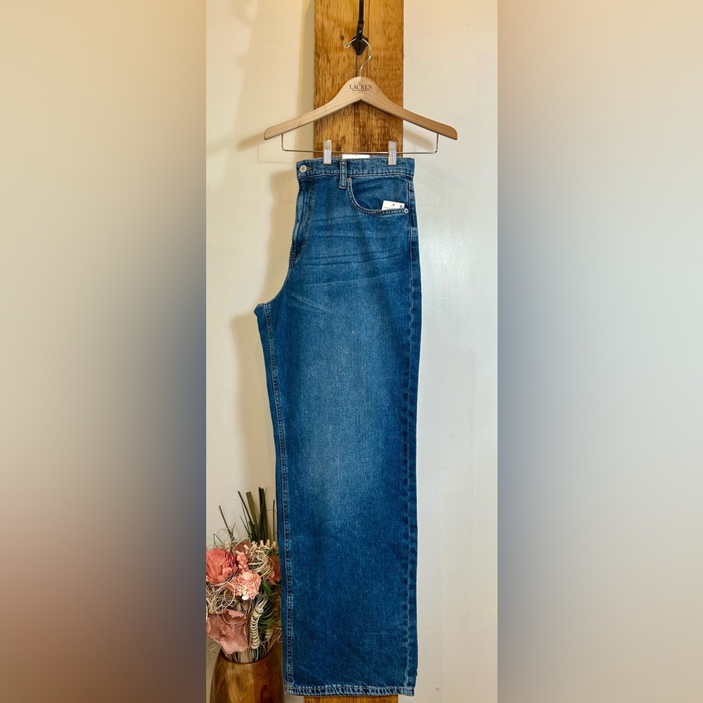 Lucky Brand Blue Denim Wide Leg Jeans